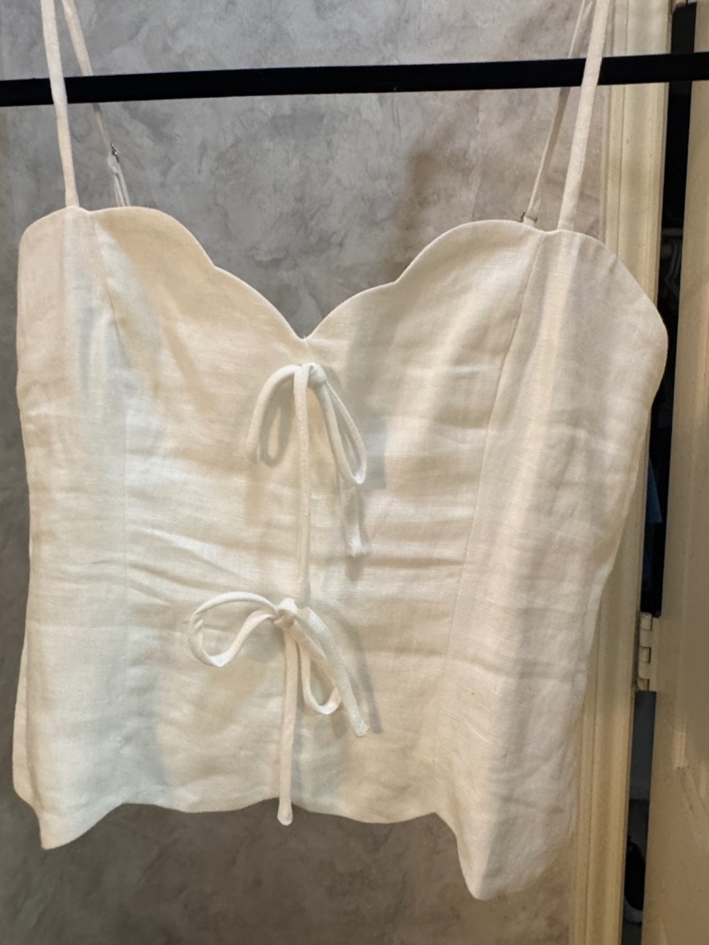 Reformation linen top